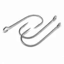 Salmon Trolling Gamakatsu Open Eye Siwash Hooks Nickel