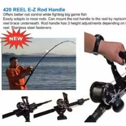 Salmon Trolling SCOTTY 420 REEL E-Z ROD HANDLE