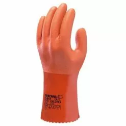 Showa 610 Glove PVC Orange Clothing/Gloves