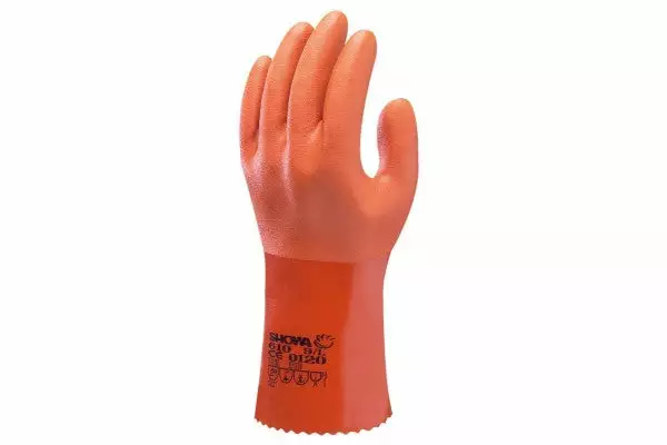 Showa 610 Glove PVC Orange Clothing/Gloves 1 Showa 610 Glove PVC Orange Clothing/Gloves