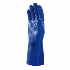Showa 667 Blue PVC Glove With Grip