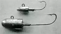Pacific Net & Twine Ltd Leaded Bullet Jig Hooks For Scampi Tails (Double Fin Swimmer)