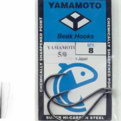 Yamamoto Hi Carbon Steel Beak Hooks Black Nickel Finish (Box 100)