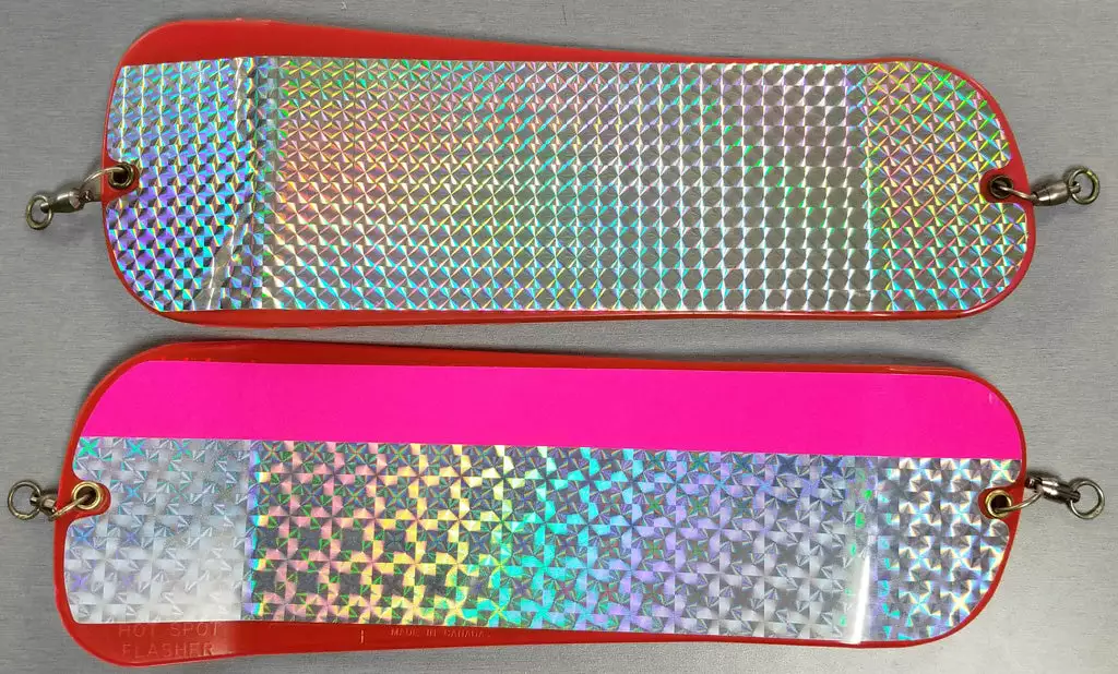 Hot Spot Stryper Flashers Salmon Trolling 4 Hot Spot Stryper Flashers Salmon Trolling