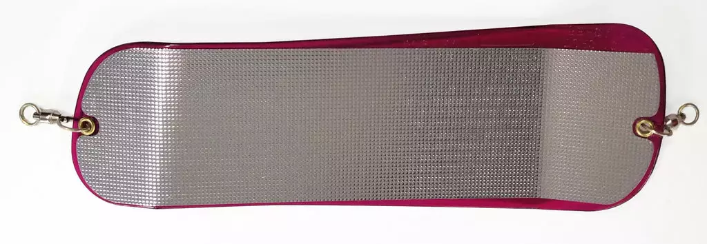 Salmon Trolling Hot Spot Silver Mylar Flashers 4 Salmon Trolling Hot Spot Silver Mylar Flashers