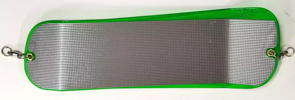 Salmon Trolling Hot Spot Silver Mylar Flashers 2 Salmon Trolling Hot Spot Silver Mylar Flashers