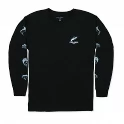 Clothing/Gloves PELAGIC Tee LS Flying Marlin Black