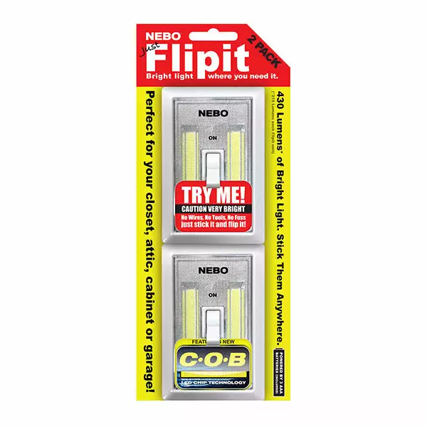 Marine Hardware NEBO FLIPIT LIGHT SWITCH 2/PACK 3 Marine Hardware NEBO FLIPIT LIGHT SWITCH 2/PACK
