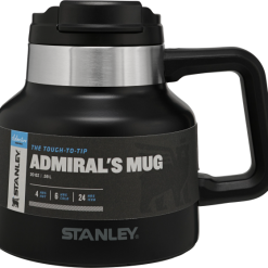 STANLEY 20OZ WIDE BASE ADVENTURE VACUUM MUG MATTE BLACK 11 STANLEY 20OZ WIDE BASE ADVENTURE VACUUM MUG MATTE BLACK