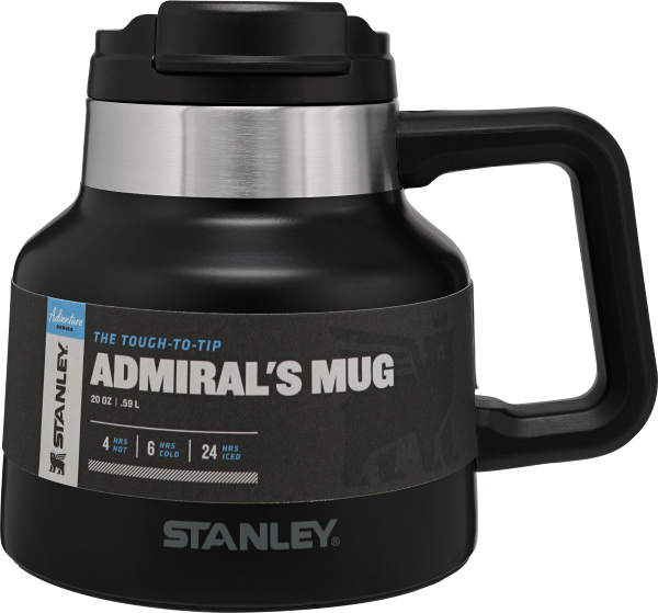 STANLEY 20OZ WIDE BASE ADVENTURE VACUUM MUG MATTE BLACK 6 STANLEY 20OZ WIDE BASE ADVENTURE VACUUM MUG MATTE BLACK