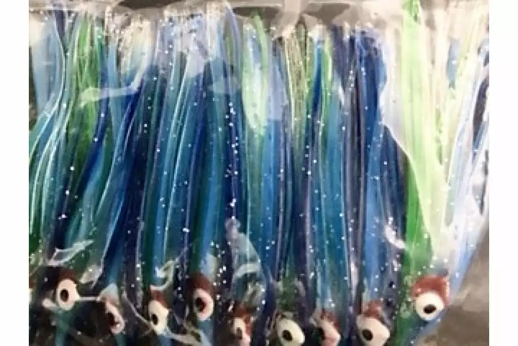 North Pacific Yozuri MINI MACKERAL B148 Hoochies 1 North Pacific Yozuri MINI MACKERAL B148 Hoochies