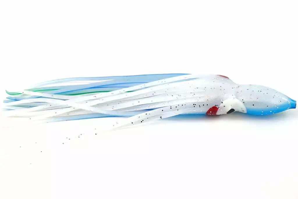 Hoochies NORTH PACIFIC OCTOPUS 4-1/4" B49W (Cornflower) 2 Hoochies NORTH PACIFIC OCTOPUS 4-1/4" B49W (Cornflower)