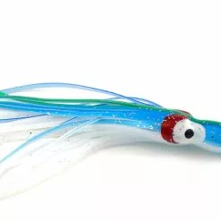 Hoochies NORTH PACIFIC OCTOPUS 4-1/4" B49W (Cornflower) 5 Hoochies NORTH PACIFIC OCTOPUS 4-1/4