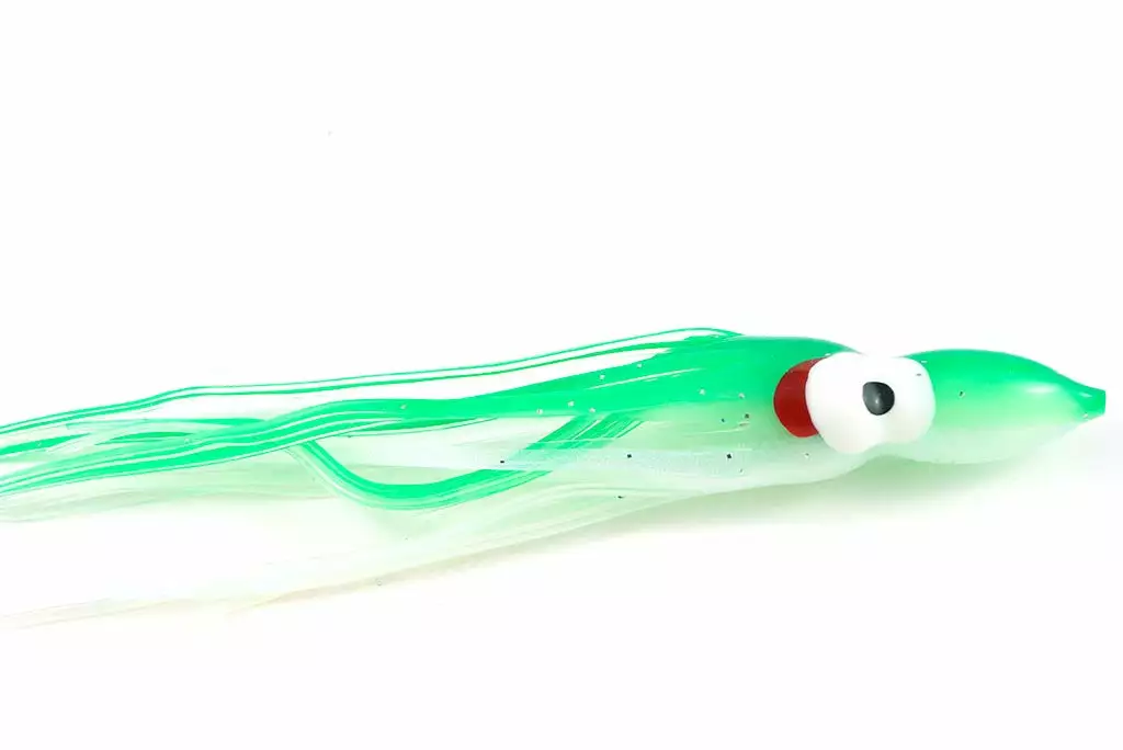 Hoochies NORTH PACIFIC OCTOPUS 4-1/4" G76W (Mint) 1 Hoochies NORTH PACIFIC OCTOPUS 4-1/4" G76W (Mint)