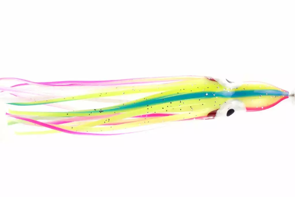 Hoochies NORTH PACIFIC OCTOPUS 4-1/4" GBOMW106 (Clown) 2 Hoochies NORTH PACIFIC OCTOPUS 4-1/4" GBOMW106 (Clown)