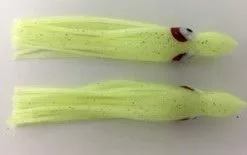 NORTH PACIFIC OCTOPUS 4-1/4" M36L (Glow Bud) Hoochies