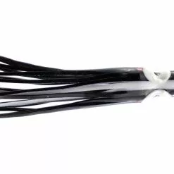 Hoochies NORTH PACIFIC OCTOPUS 4-1/4" M88WSRB (Black Oil Slick)