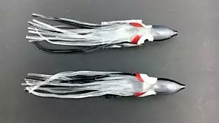 NORTH PACIFIC OCTOPUS 4-1/4" B103BS (Black Jellyfish) Hoochies 1 NORTH PACIFIC OCTOPUS 4-1/4" B103BS (Black Jellyfish) Hoochies