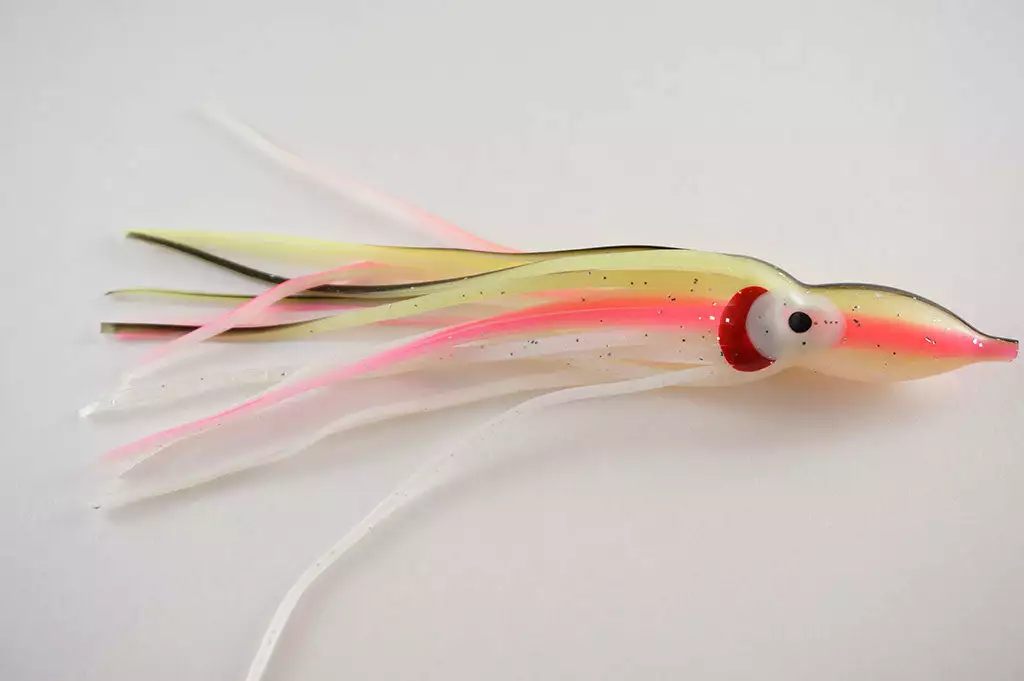 Hoochies NORTH PACIFIC OCTOPUS 4-1/4" G14WPS 3 Hoochies NORTH PACIFIC OCTOPUS 4-1/4" G14WPS