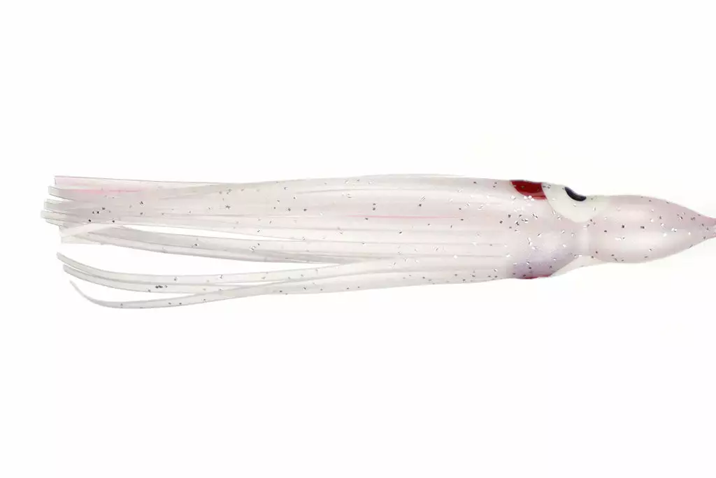 NORTH PACIFIC OCTOPUS 4-1/4" J213LP (Pink Peppermint) Hoochies 3 NORTH PACIFIC OCTOPUS 4-1/4" J213LP (Pink Peppermint) Hoochies