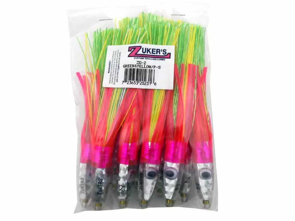 ZUKER'S Zukers Grass Series Tuna Lures 10/PKG 1 ZUKER'S Zukers Grass Series Tuna Lures 10/PKG