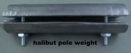 North Pacific Longline WEIGHT For BAMBOO POLE 11 LB ( 2 Pieces ) 1 North Pacific Longline WEIGHT For BAMBOO POLE 11 LB ( 2 Pieces )
