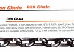 VANGUARD Proof Coil Chain - Hot Dipped Galvanized Marine Hardware