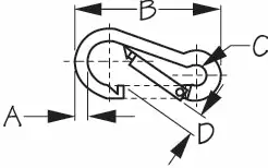 Marine Hardware Seadog Snap Hooks - Stainless Steel