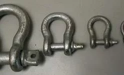 North Pacific Galvanized Anchor Shackles