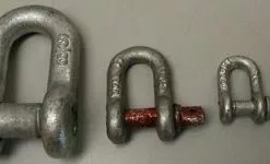 North Pacific Galvanized Chain Shackles Marine Hardware