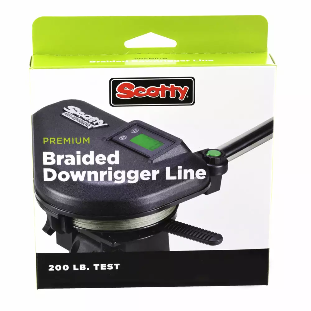 Salmon Trolling Scotty 2701K 200lb Test - Premium Braided Downrigger Line - 300ft 1 Salmon Trolling Scotty 2701K 200lb Test - Premium Braided Downrigger Line - 300ft