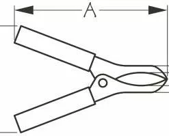 SEADOG 426460-1 BATTERY CLIPS Marine Hardware