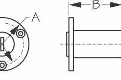 SEADOG 520050-1 NYLON GARBOARD DRAIN & PLUG