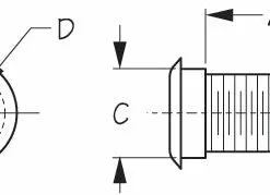 Marine Hardware SEADOG 520320-1 HDPE MOTOR WELL DRAIN TUBE