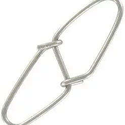 Salmon Trolling Silver Horde Figure 8 Snaps (100 Pack)