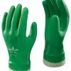 Clothing/Gloves Showa 600 PVC Knitwrist Green