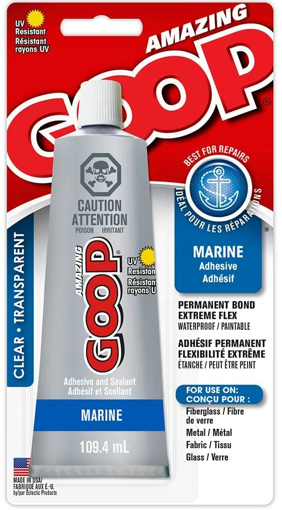 GOOP MARINE ADHESIVE 109 ML CLEAR 1 GOOP MARINE ADHESIVE 109 ML CLEAR