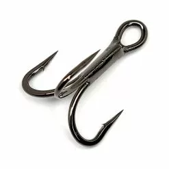 Gamakatsu Black Treble Hooks, 4X Strong
