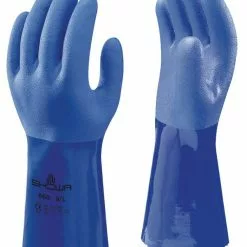 Showa 660 PVC Triple Dipped Blue Glove