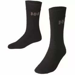 Helly Hansen Lightweight Boot Sock 72455 (black Or Blue) Clothing/Gloves