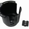 Scotty 310-BK Black Cup Holder With Bulkhead/Gunnel & Rod Holder Post Mount