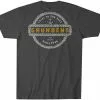 Clothing/Gloves Grundens Rope Knot T-Shirt Heather Charcoal