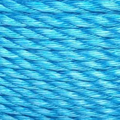 North Pacific Blue 3 Strand Danpoly Polypropylene Rope (by The Foot)