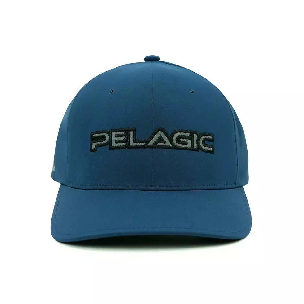 Clothing/Gloves Pelagic Flexfit Delta Fishing Hat Smokey Blue 2 Clothing/Gloves Pelagic Flexfit Delta Fishing Hat Smokey Blue