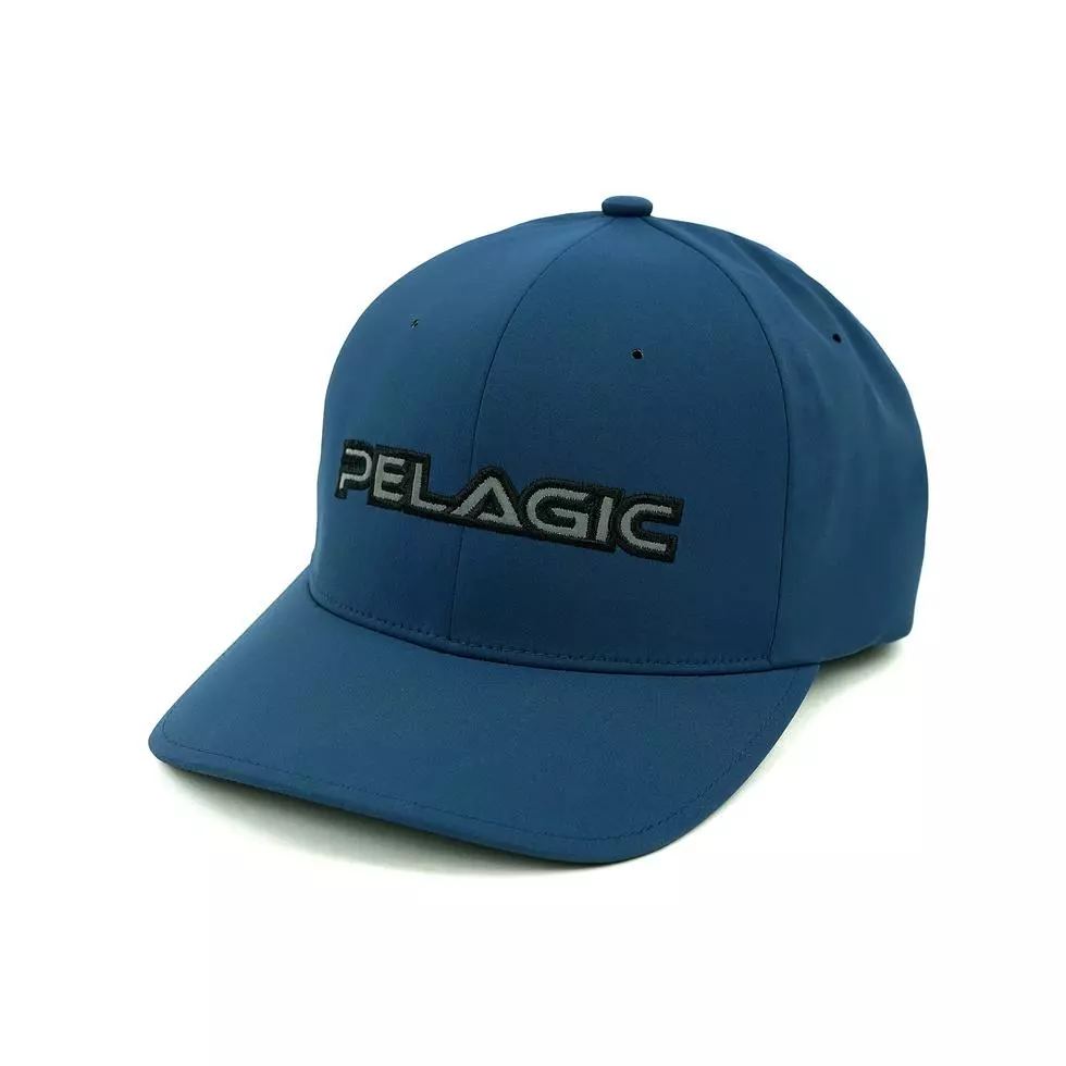 Clothing/Gloves Pelagic Flexfit Delta Fishing Hat Smokey Blue 1 Clothing/Gloves Pelagic Flexfit Delta Fishing Hat Smokey Blue
