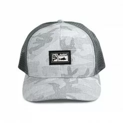 Clothing/Gloves Pelagic Pursuit Fishing Hat Slate Fish Camo