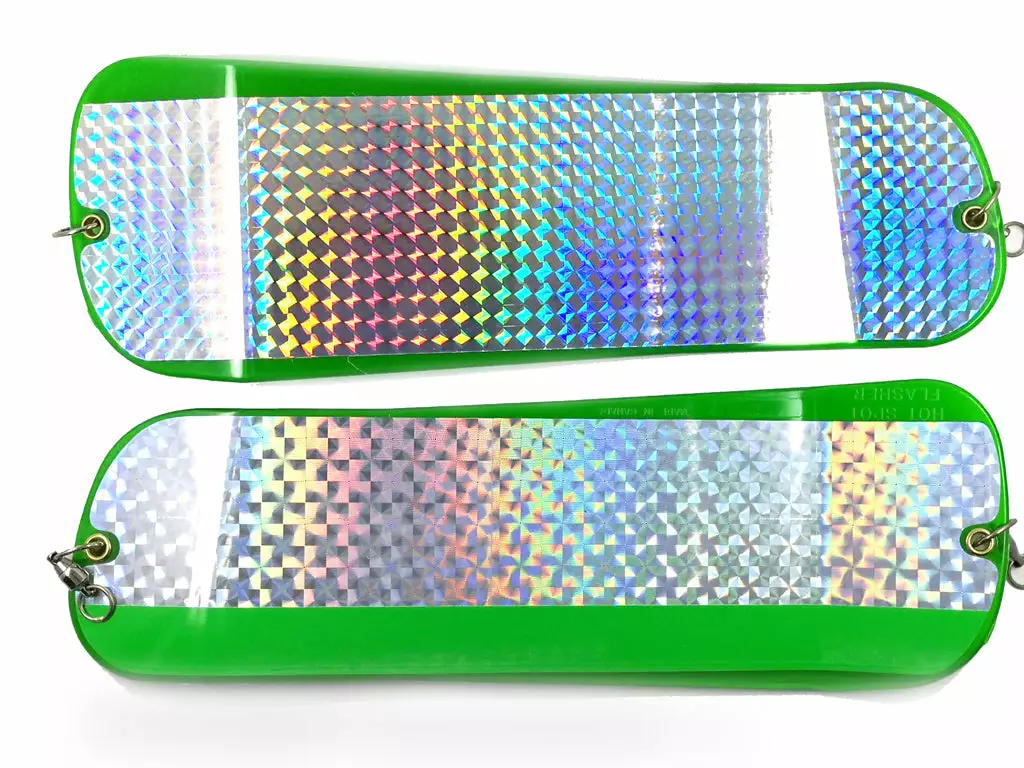 Hot Spot Stryper Flashers Salmon Trolling 2 Hot Spot Stryper Flashers Salmon Trolling