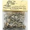 Wesking Brass Bead Slotted Line Markers For 1/16in Wire (100 Pack)