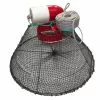 Jolly Good Stainless Steel Pyramid Trap Kit With Bait Bag + Float & Rope Trap Fishing