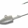 Pacific Net & Twine Ltd Leaded Bullet Jig Hooks For Scampi Tails (Double Fin Swimmer)